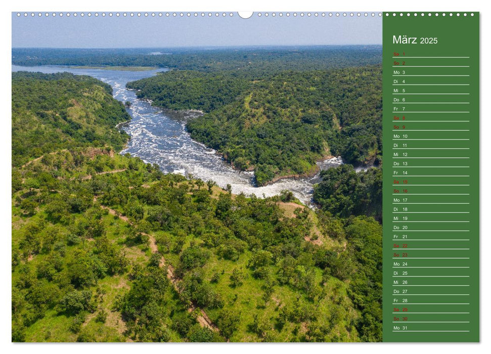 UGANDA - Perle Afrikas (CALVENDO Premium Wandkalender 2025)