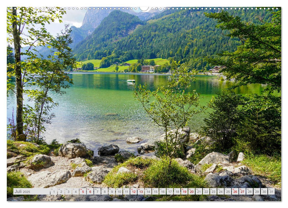 Malerische Seen in Bayern (CALVENDO Premium Wandkalender 2025)