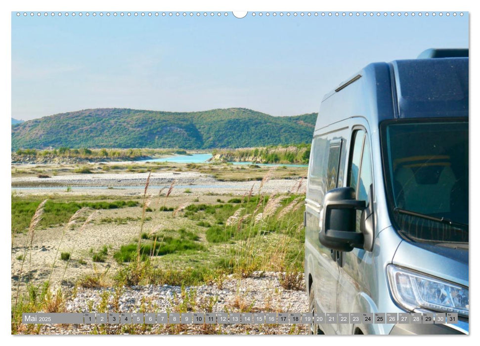 Vanlife, Camping - Freiheit - Weiterreisen (CALVENDO Wandkalender 2025)