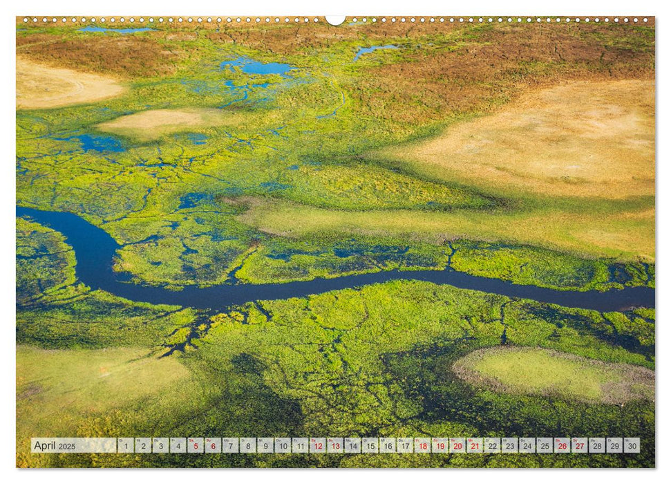 Okavango! Atemberaubende Naturschönheit im größten Binnendelta der Welt (CALVENDO Premium Wandkalender 2025)