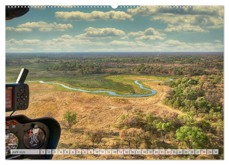 Okavango! Atemberaubende Naturschönheit im größten Binnendelta der Welt (CALVENDO Premium Wandkalender 2025)