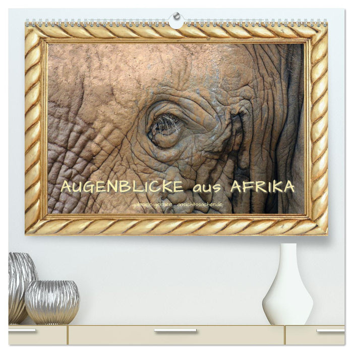 Augenblicke aus Afrika (CALVENDO Premium Wandkalender 2025)