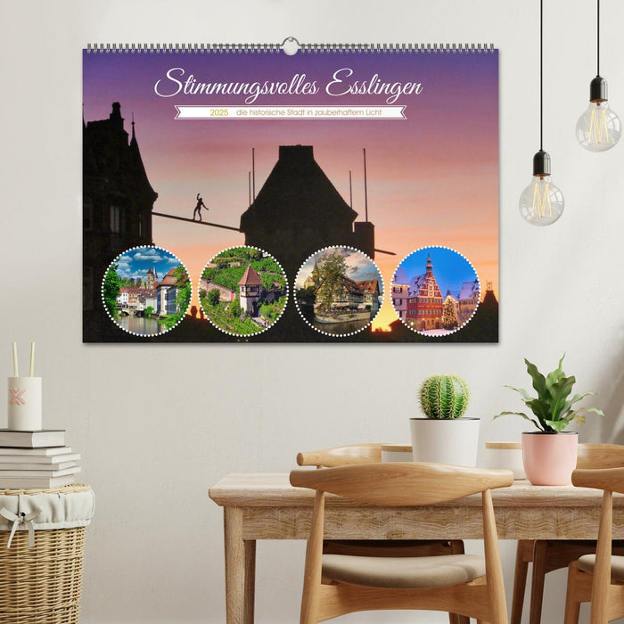 Stimmungsvolles Esslingen (CALVENDO Wandkalender 2025)