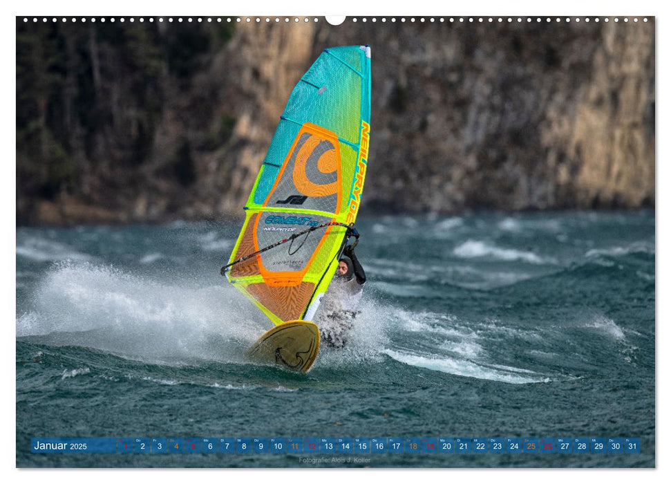 Surfparadies Urnersee (CALVENDO Premium Wandkalender 2025)