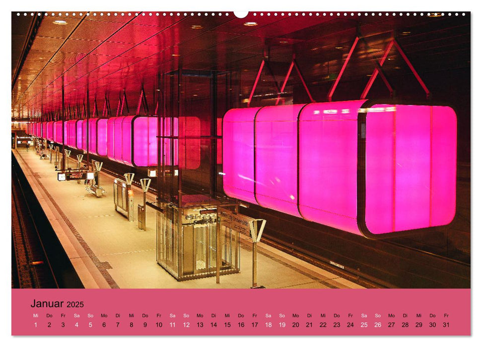 Bunt im Untergrund (CALVENDO Premium Wandkalender 2025)