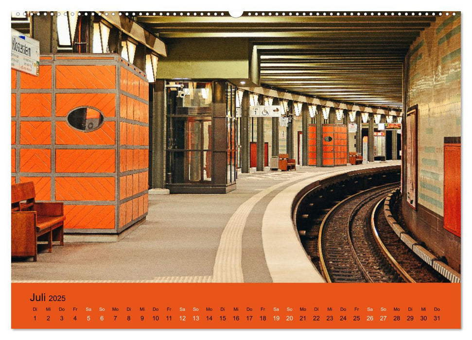 Bunt im Untergrund (CALVENDO Premium Wandkalender 2025)