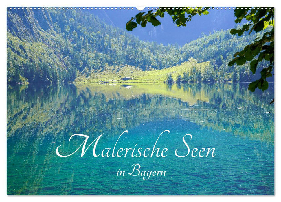 Malerische Seen in Bayern (CALVENDO Wandkalender 2025)