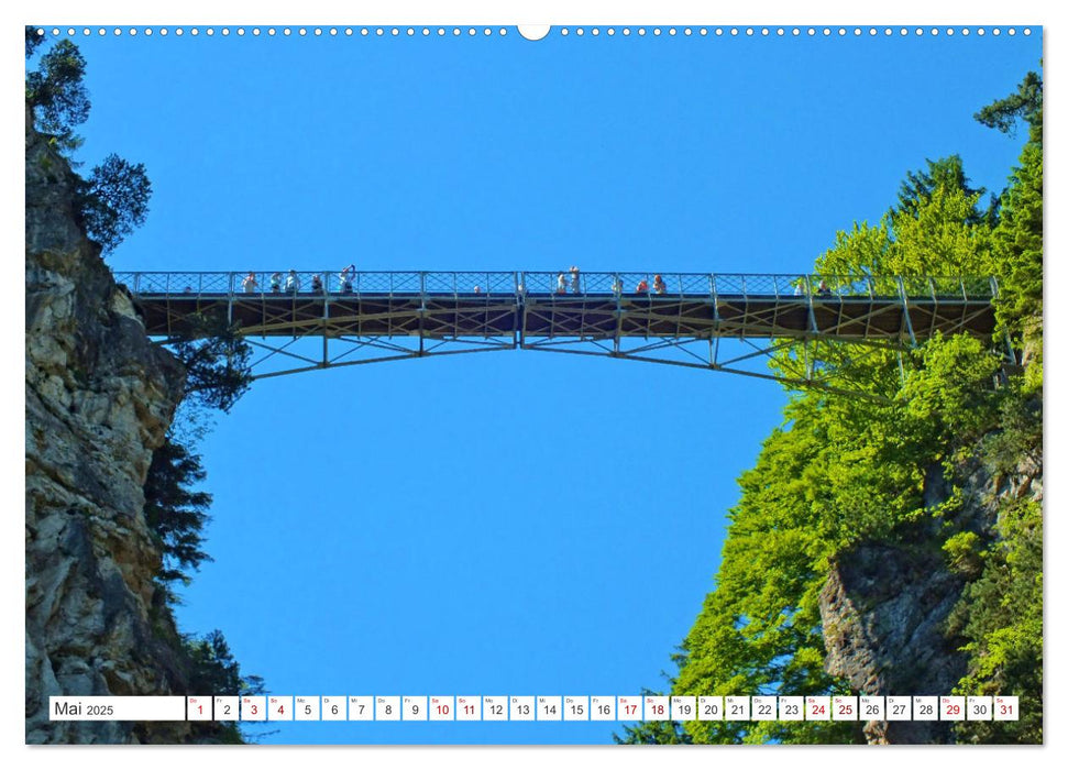 Wanderlust im Schwangau - Impressionen einer grandiosen bayerischen Landschaft (CALVENDO Wandkalender 2025)