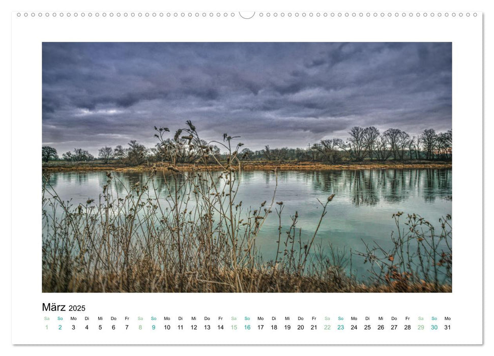 Seenlandschaften Landkreis Teltow-Fläming (CALVENDO Premium Wandkalender 2025)