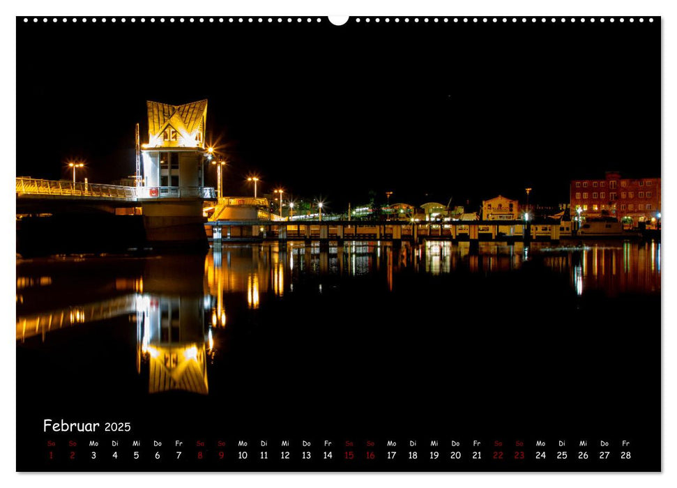 Maritimes Kappeln - Rund um den Hafen (CALVENDO Premium Wandkalender 2025)