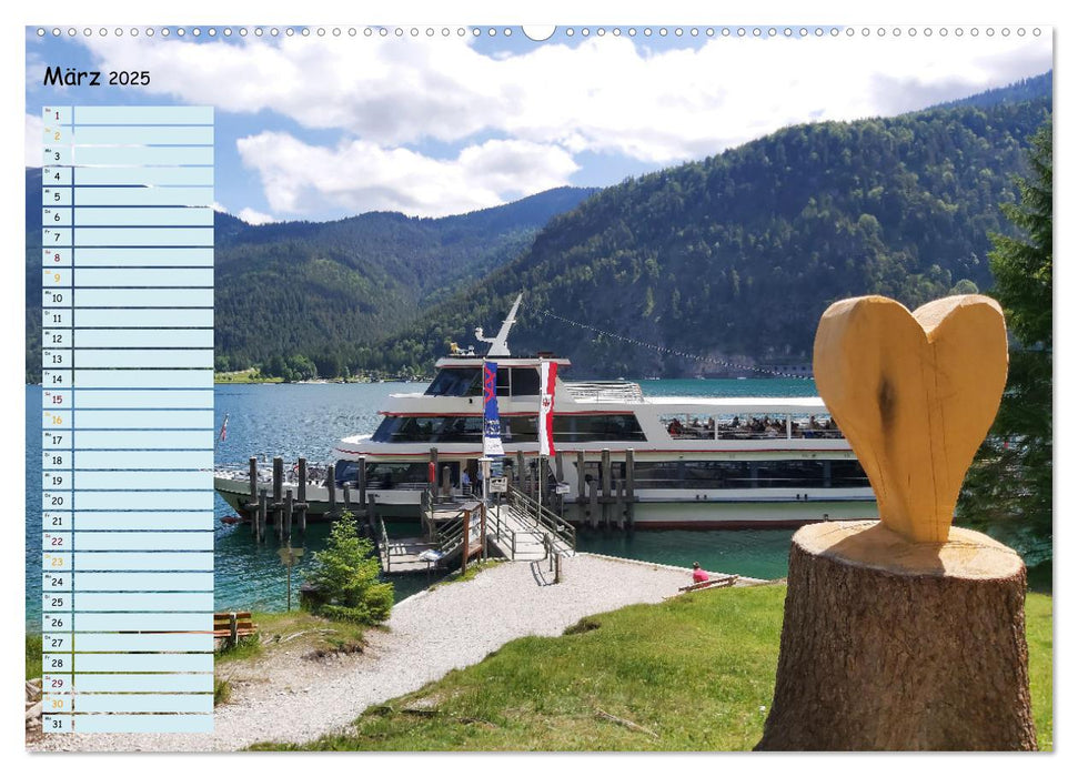 Auszeit am Achensee Tirol (CALVENDO Premium Wandkalender 2025)