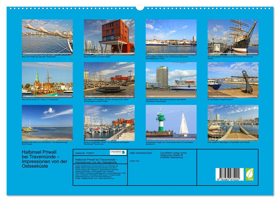 Halbinsel Priwall bei Travemünde – Impressionen von der Ostseeküste (CALVENDO Premium Wandkalender 2025)