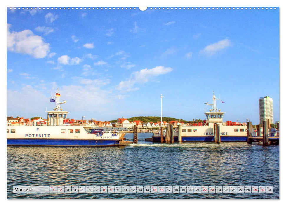 Halbinsel Priwall bei Travemünde – Impressionen von der Ostseeküste (CALVENDO Premium Wandkalender 2025)