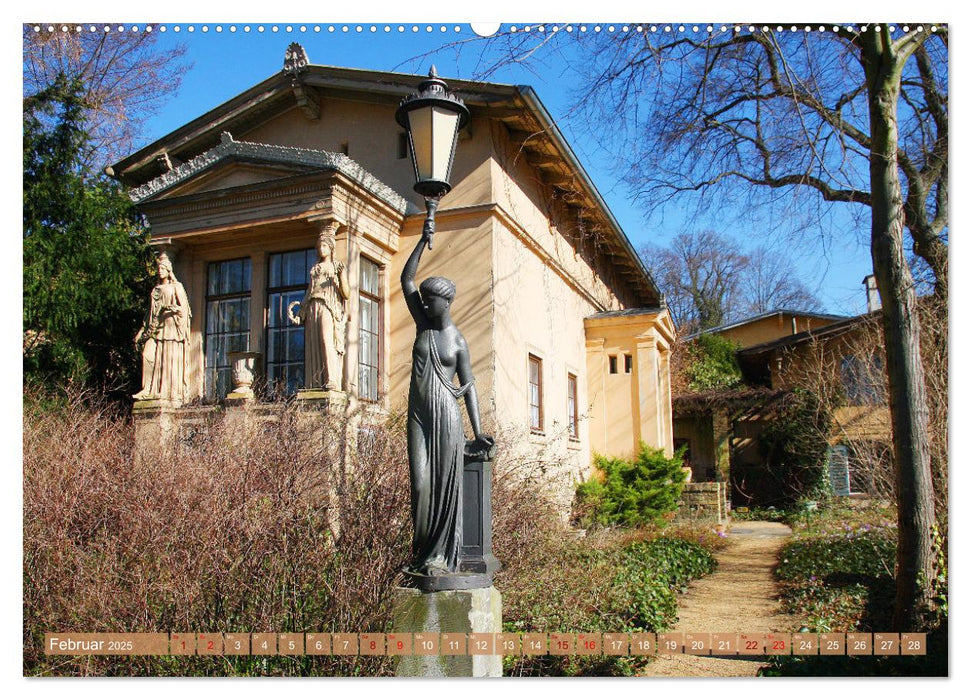 Schloss Glienicke in Berlin - Mit seinem reizvollen Landschaftspark (CALVENDO Premium Wandkalender 2025)