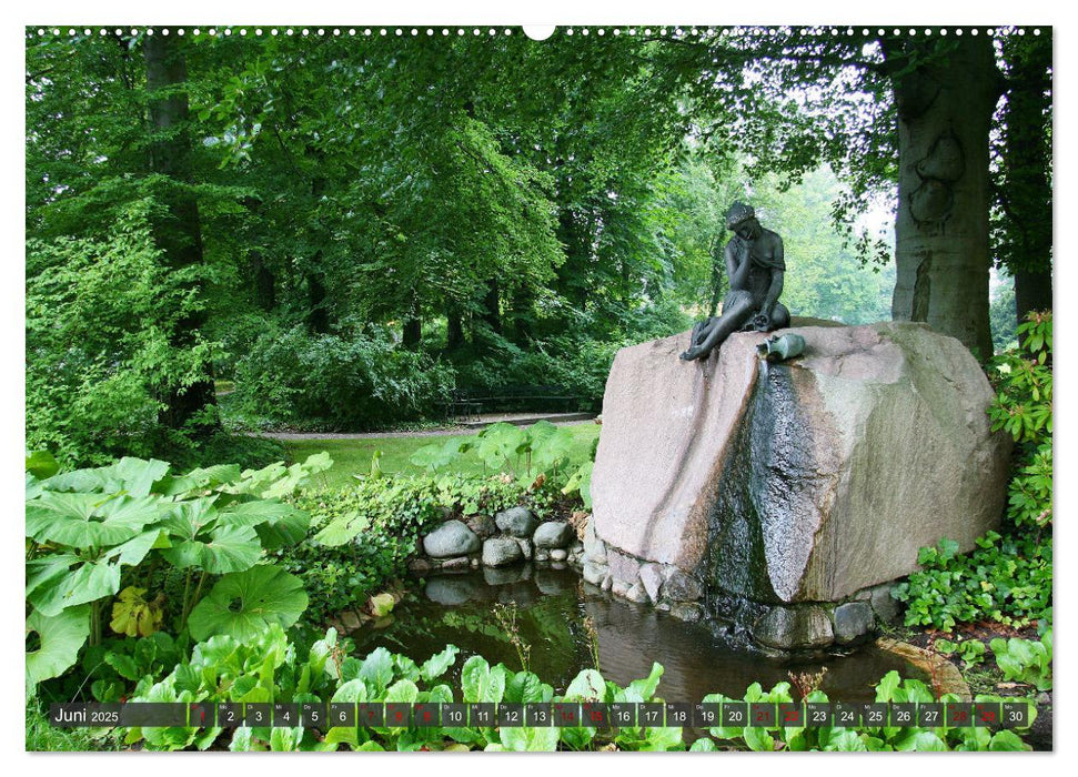 Schloss Glienicke in Berlin - Mit seinem reizvollen Landschaftspark (CALVENDO Premium Wandkalender 2025)