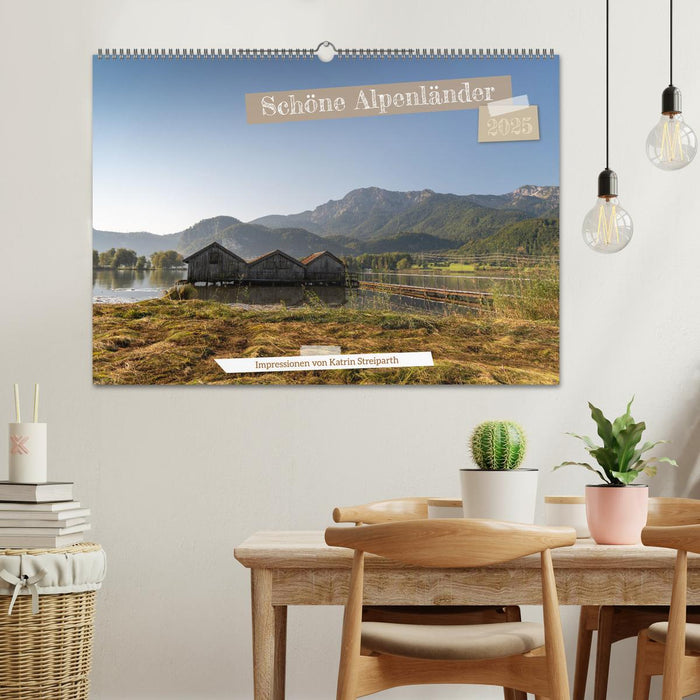 Schöne Alpenländer (CALVENDO Wandkalender 2025)