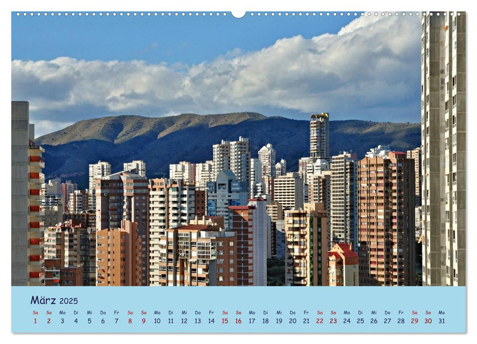 Benidorm (CALVENDO Premium Wandkalender 2025)