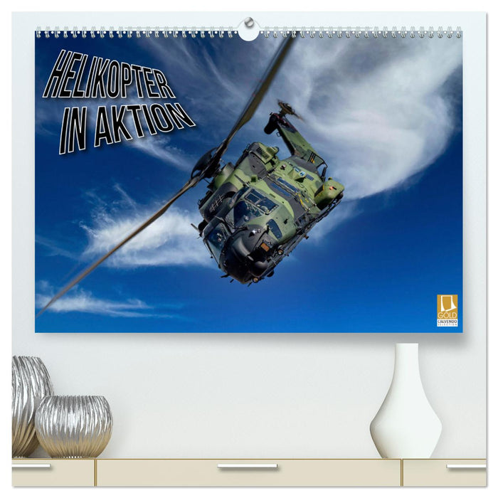 Helikopter in Aktion (CALVENDO Premium Wandkalender 2025)