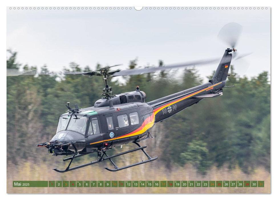 Helikopter in Aktion (CALVENDO Premium Wandkalender 2025)