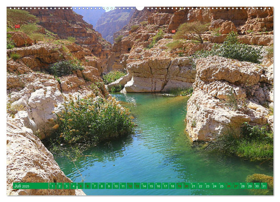 Unterwegs im Weihrauchland Oman (CALVENDO Premium Wandkalender 2025)