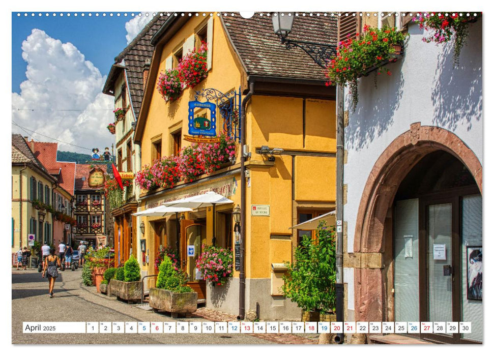 Eguisheim - Eines der schönsten Dörfer Frankreichs (CALVENDO Premium Wandkalender 2025)