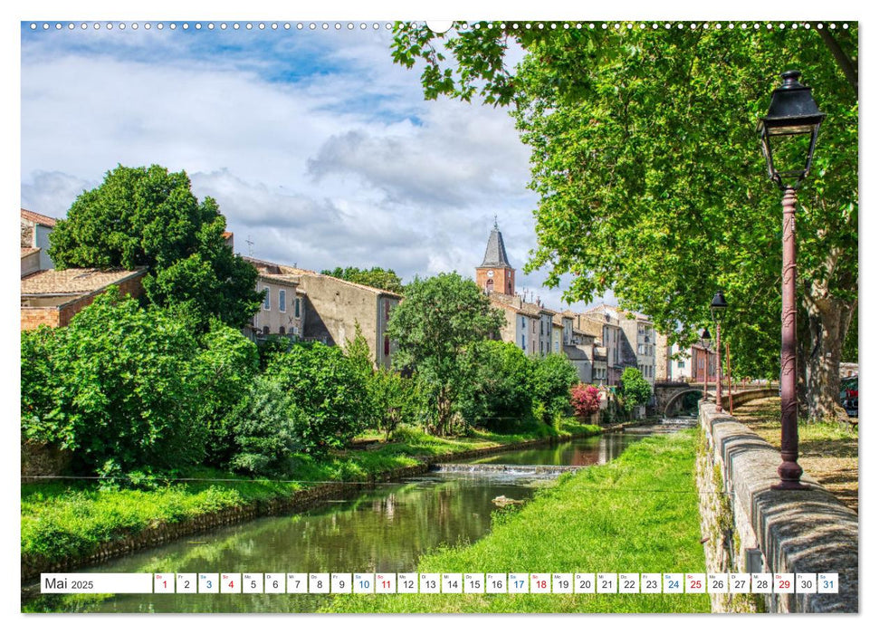 Saint - Chinian - Traditionelles Weindorf im Süden Frankreichs (CALVENDO Premium Wandkalender 2025)