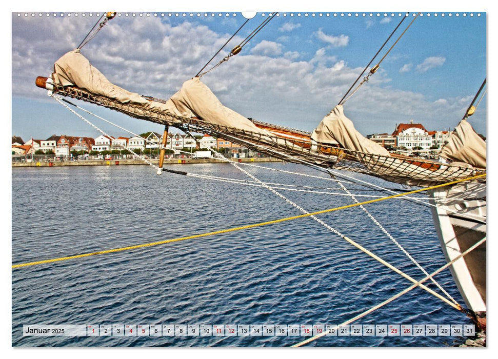 Halbinsel Priwall bei Travemünde – Impressionen von der Ostseeküste (CALVENDO Wandkalender 2025)