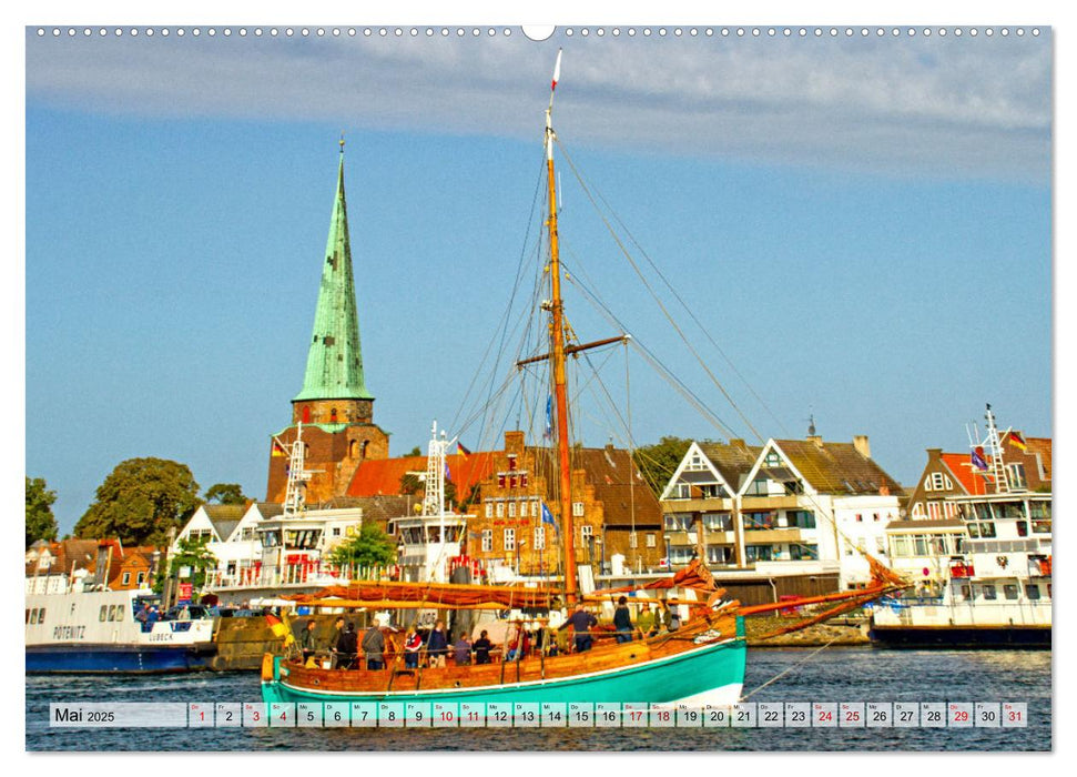 Halbinsel Priwall bei Travemünde – Impressionen von der Ostseeküste (CALVENDO Wandkalender 2025)