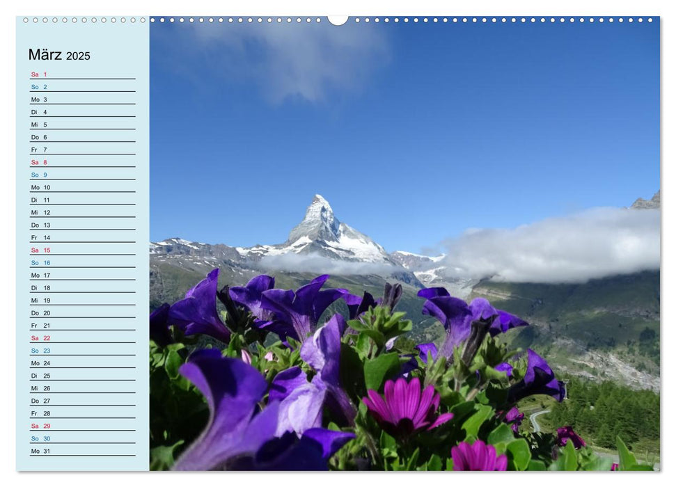 Faszination Horu Fotoimpressionen vom Matterhorn (CALVENDO Premium Wandkalender 2025)