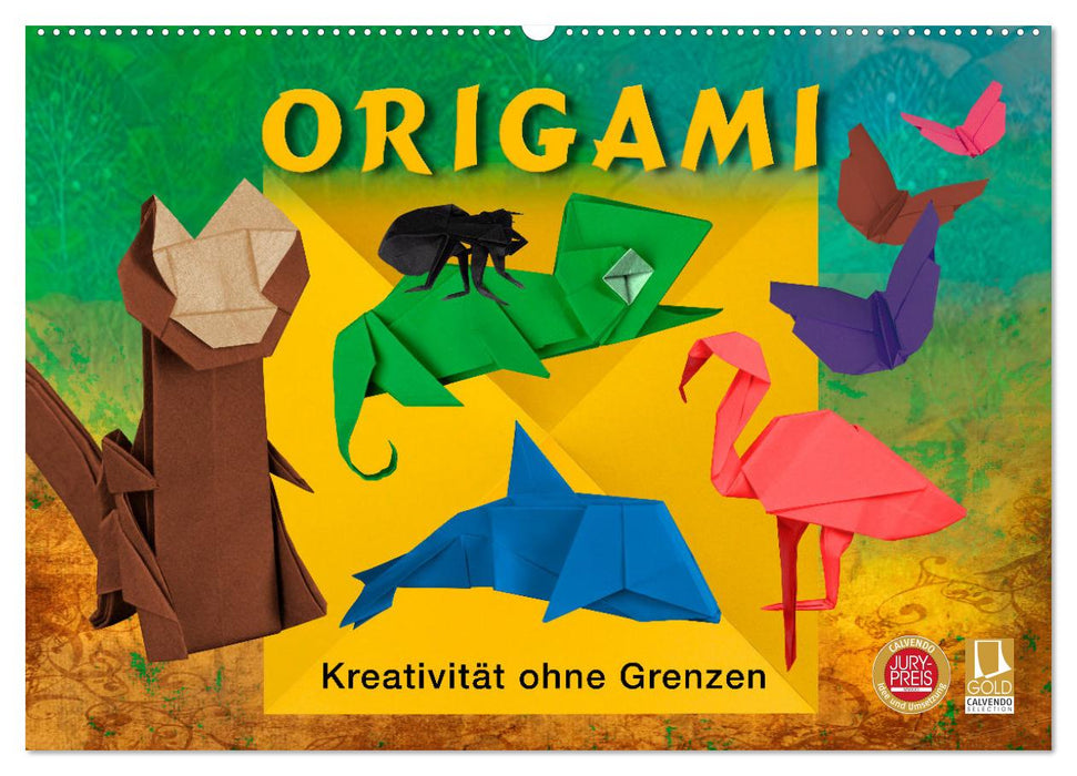 ORIGAMI - Kreativität ohne Grenzen (CALVENDO Wandkalender 2025)