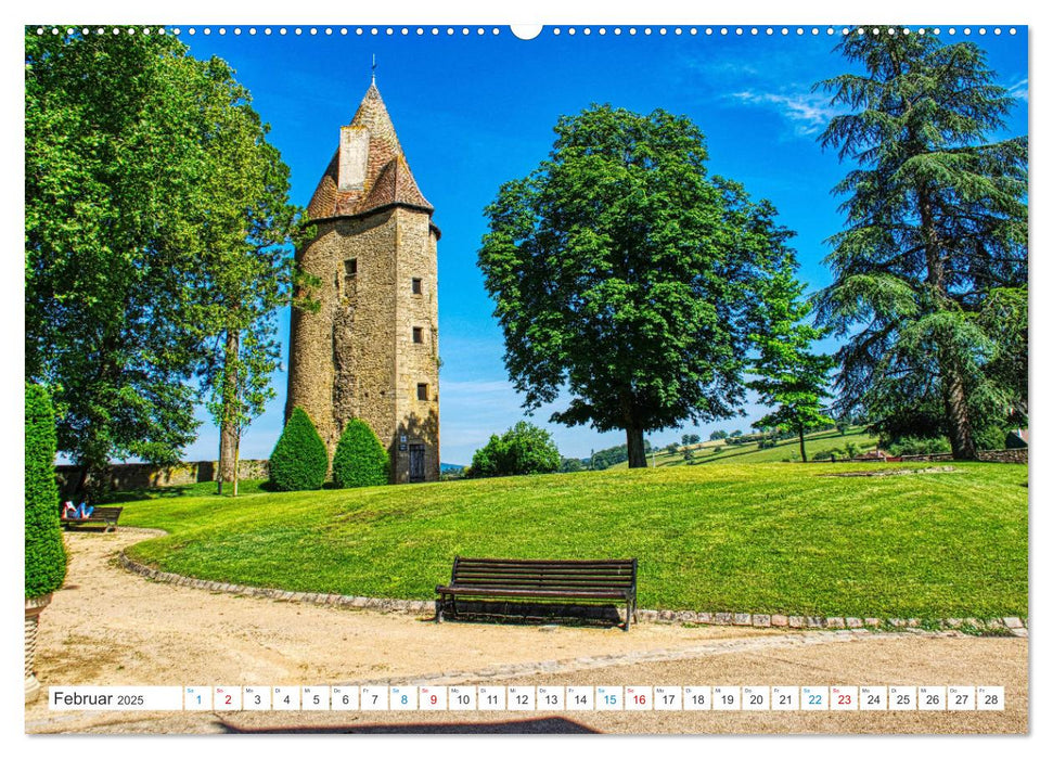 Charolles - Im Herzen des Burgund (CALVENDO Premium Wandkalender 2025)