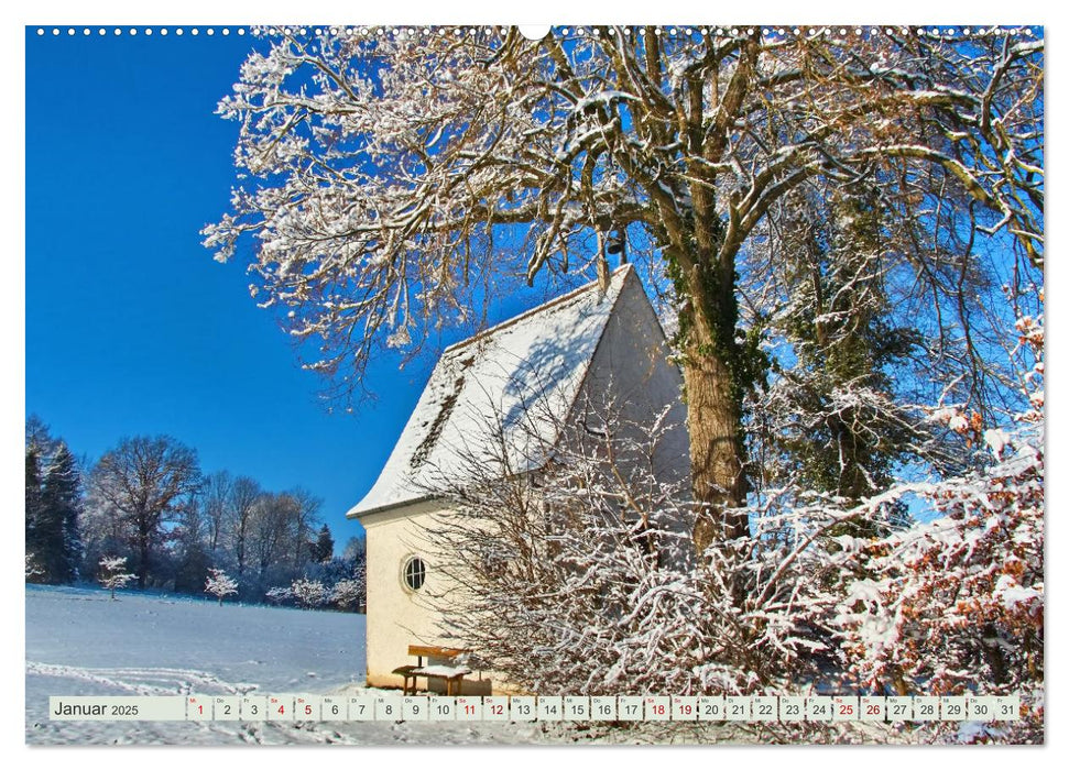 Die Stauden - Malerische Landschaft zwischen Wertach und Mindel (CALVENDO Premium Wandkalender 2025)