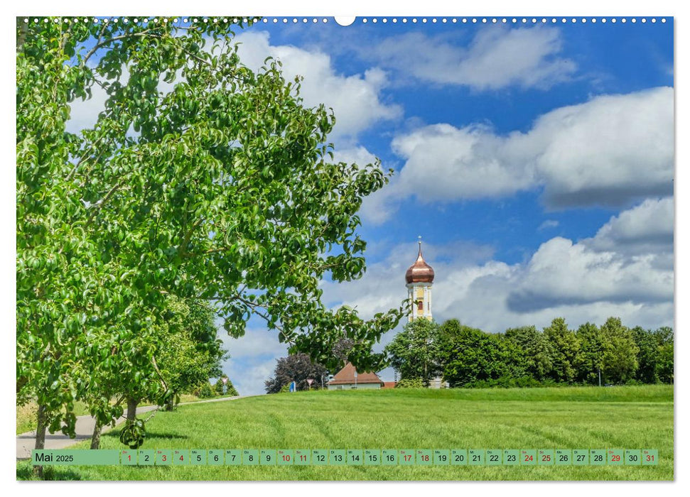 Die Stauden - Malerische Landschaft zwischen Wertach und Mindel (CALVENDO Premium Wandkalender 2025)