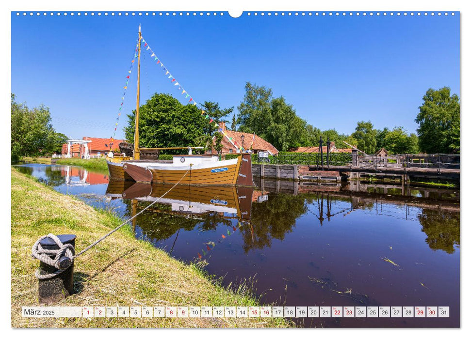 Rund um Papenburg (CALVENDO Premium Wandkalender 2025)