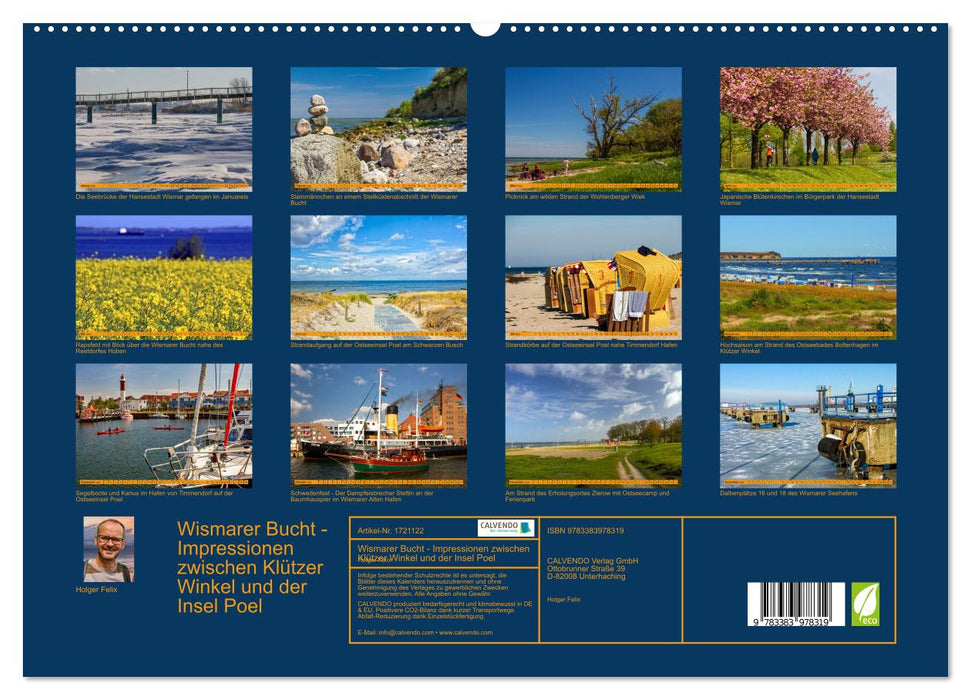 Wismarer Bucht - Impressionen zwischen Klützer Winkel und der Insel Poel (CALVENDO Premium Wandkalender 2025)