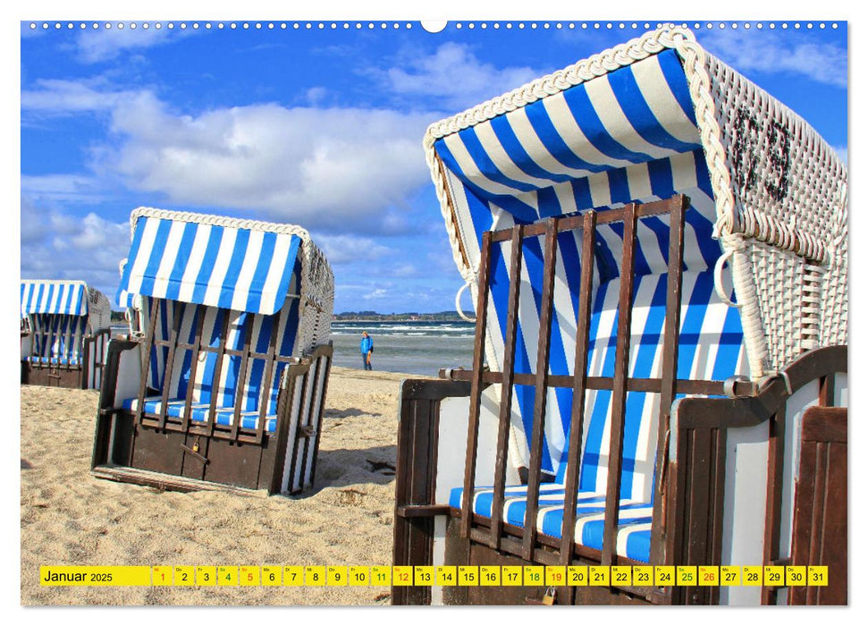 Erlebnis Ostseeküste - zwischen Wismarer Bucht und Usedom (CALVENDO Premium Wandkalender 2025)