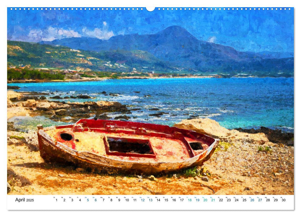 Kreta - Malerische Insel Griechenlands (CALVENDO Premium Wandkalender 2025)