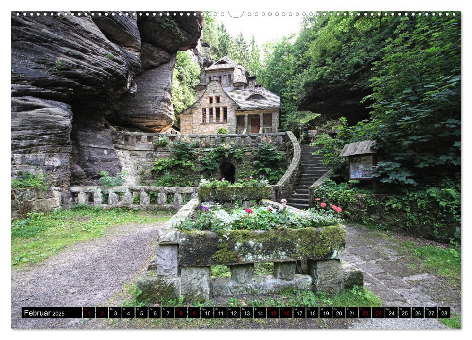 Hrensko - Herrnskretschen - Tor zum Nationalpark Böhmische Schweiz (CALVENDO Premium Wandkalender 2025)