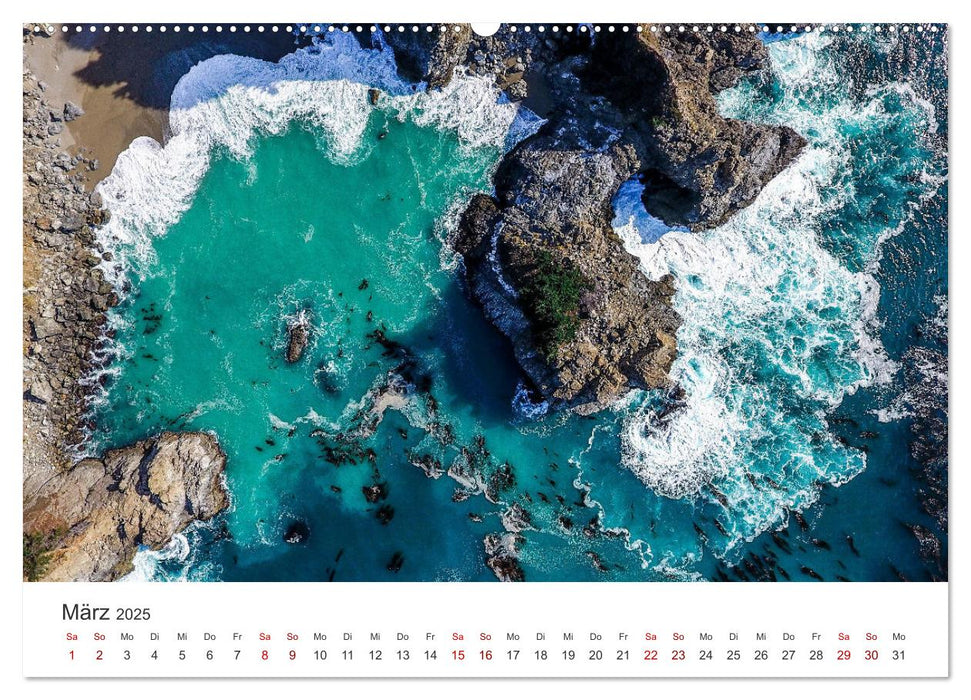 Luftfotografie - Gewässer (CALVENDO Premium Wandkalender 2025)