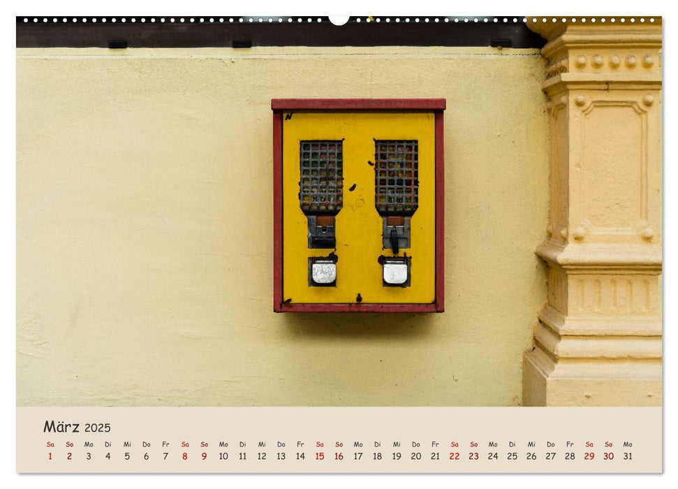 Kaugummiautomaten (CALVENDO Premium Wandkalender 2025)