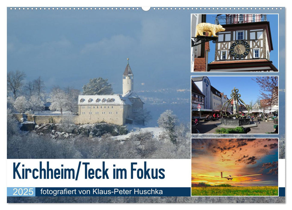 Kirchheim/Teck im Fokus (CALVENDO Wandkalender 2025)