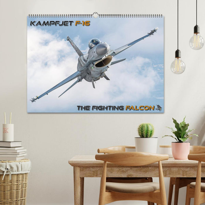 Kampfjet F-16 The Fighting Falcon (CALVENDO Wandkalender 2025)