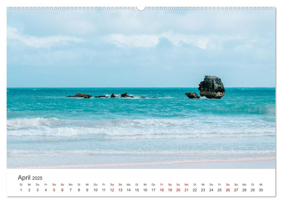 Bermuda - Eine Reise zu den Bermudainseln. (CALVENDO Premium Wandkalender 2025)