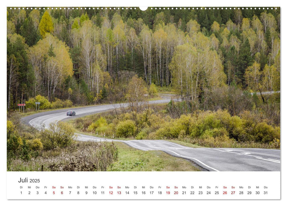 Uralgebirge - Das wunderschöne Gebirge zwischen Asien und Europa. (CALVENDO Premium Wandkalender 2025)