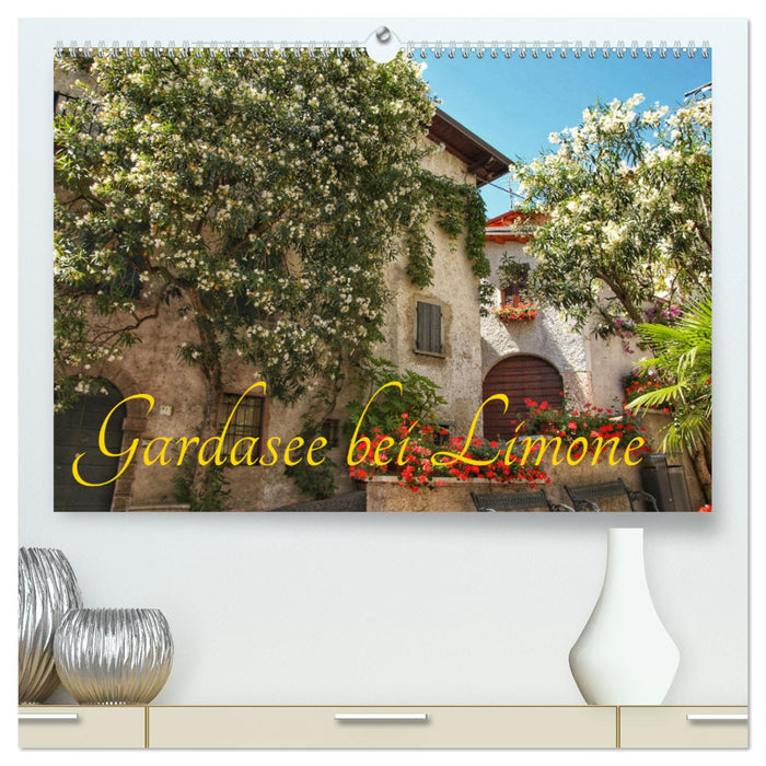 Gardasee bei Limone (CALVENDO Premium Wandkalender 2025)