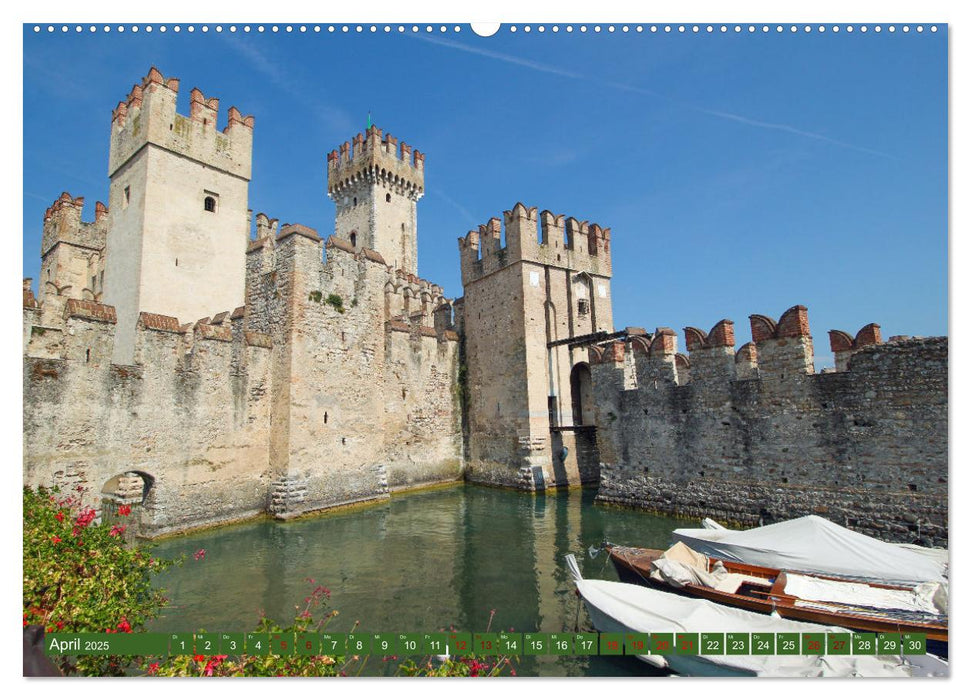 Gardasee bei Limone (CALVENDO Premium Wandkalender 2025)