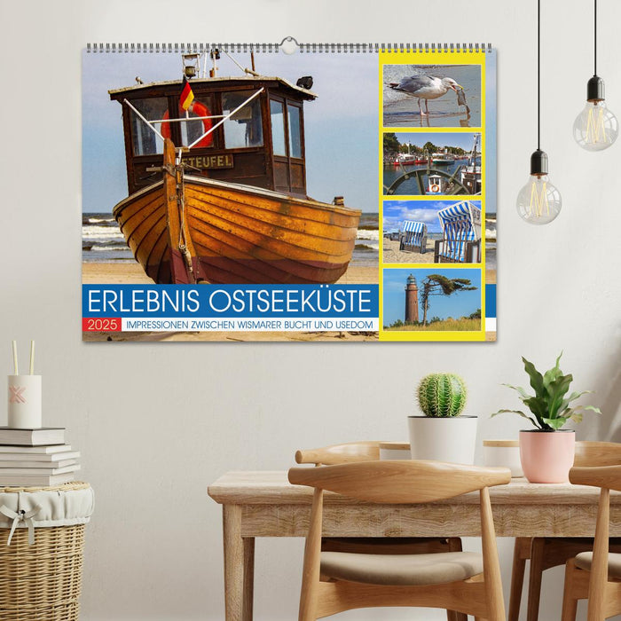 Erlebnis Ostseeküste - zwischen Wismarer Bucht und Usedom (CALVENDO Wandkalender 2025)