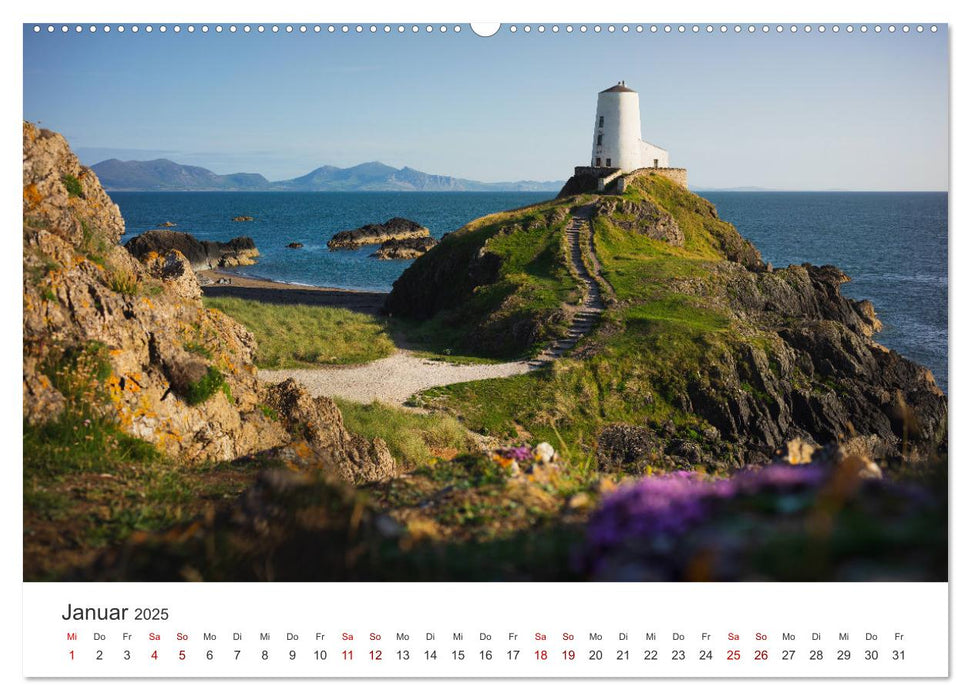 Wales - Eine spektakuläre Reise in ein bezauberndes Land. (CALVENDO Premium Wandkalender 2025)