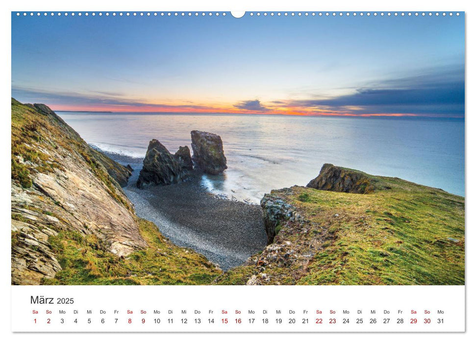 Wales - Eine spektakuläre Reise in ein bezauberndes Land. (CALVENDO Premium Wandkalender 2025)