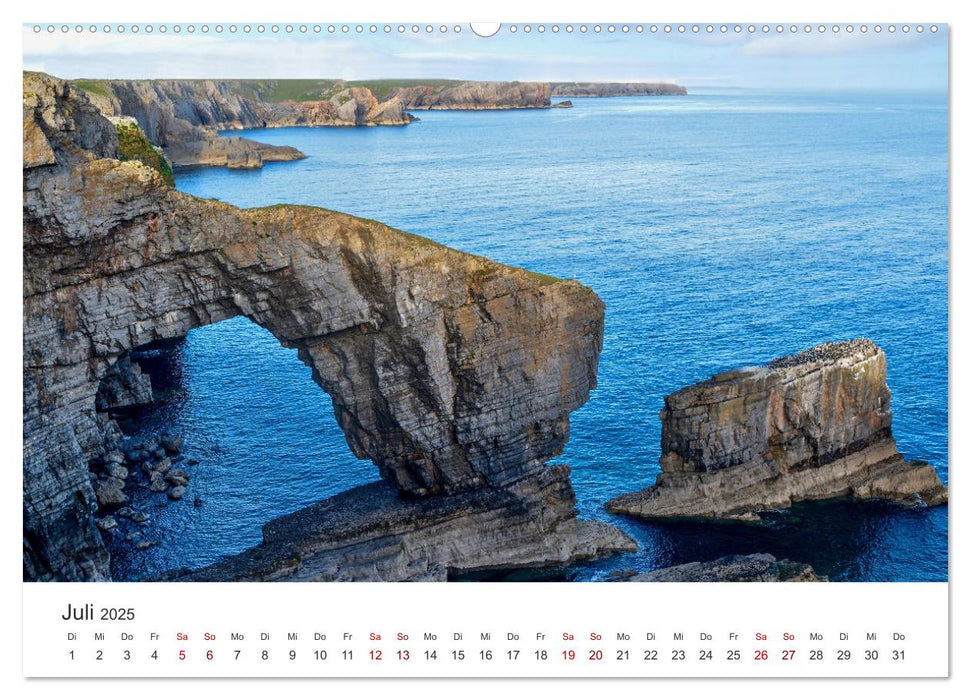 Wales - Eine spektakuläre Reise in ein bezauberndes Land. (CALVENDO Premium Wandkalender 2025)